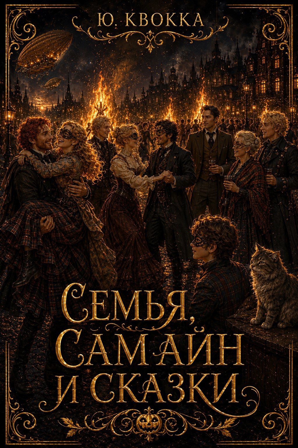 Обложка книги Семья, Самайн и сказки