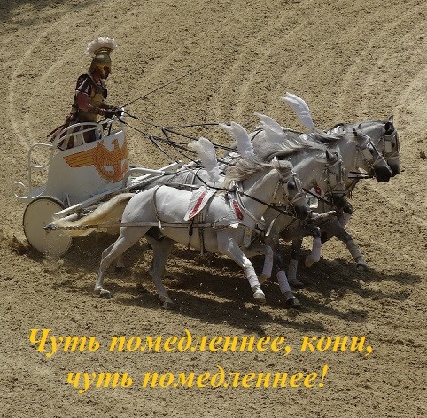 Обложка книги Чуть помедленнее, кони, чуть помедленнее!