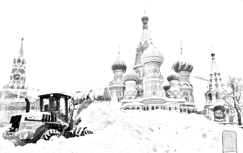 Обложка книги Столичный снег.