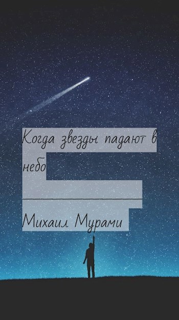 Обложка книги Когда звезды падают в небо