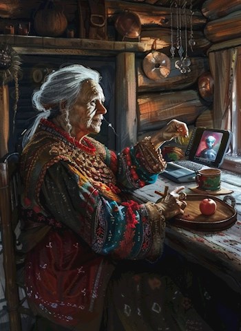 Обложка книги Бабулин интернет