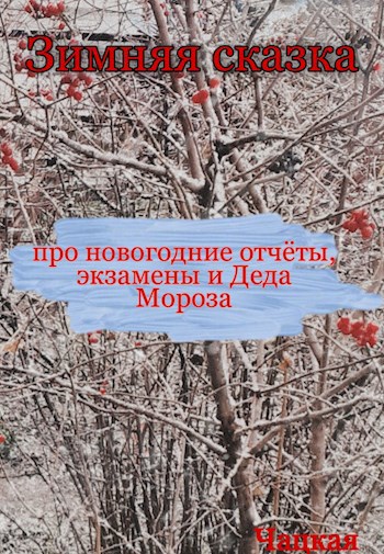 Обложка книги зимняя сказка