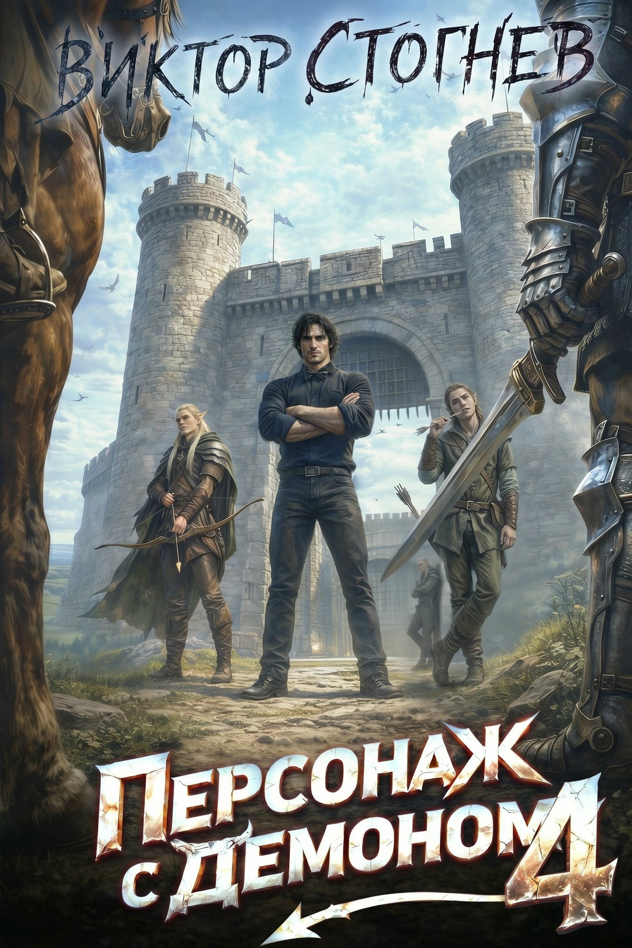 Обложка книги Персонаж с демоном 4