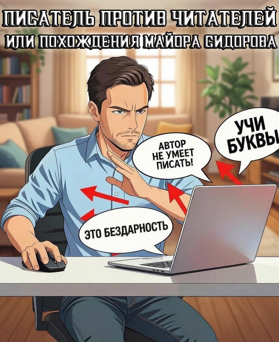 Обложка книги Писатель против читателей или похождения майора Сидорова