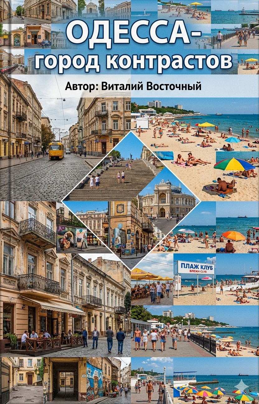 Обложка книги Одесса - город контрастов
