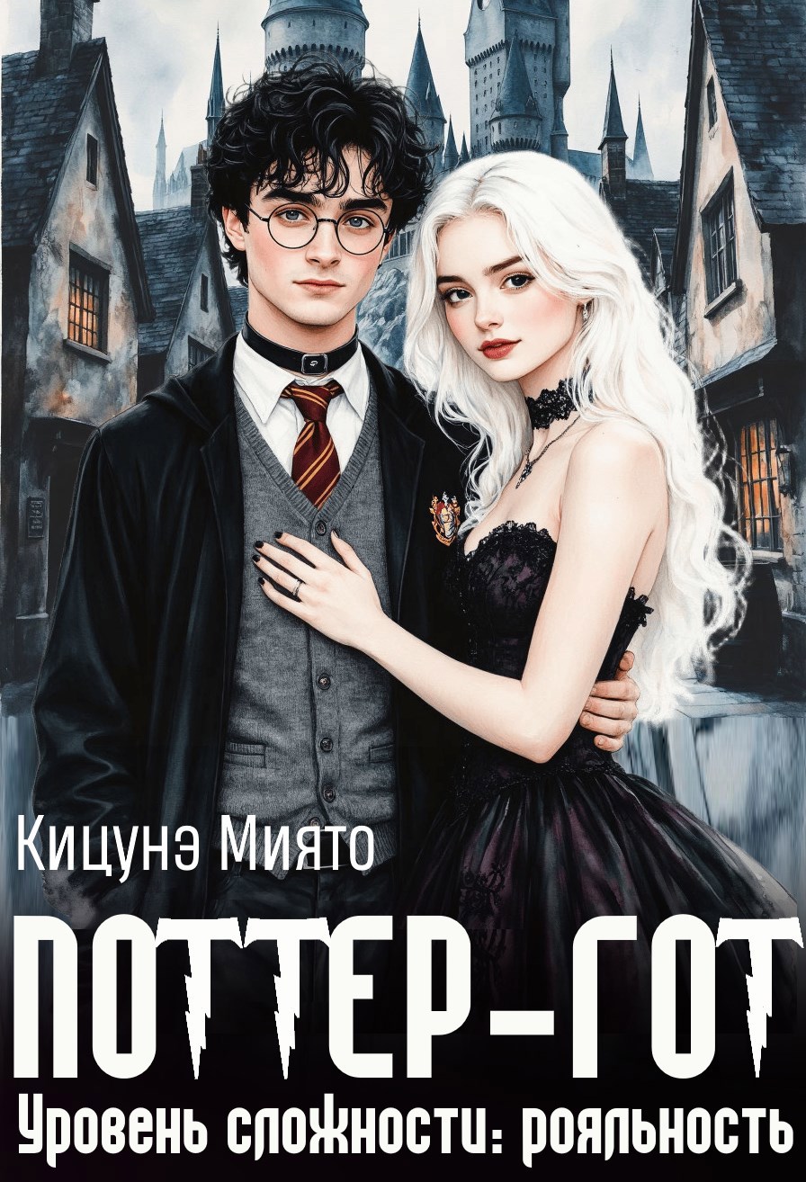 Обложка книги Поттер-гот. Уровень сложности: рояльность