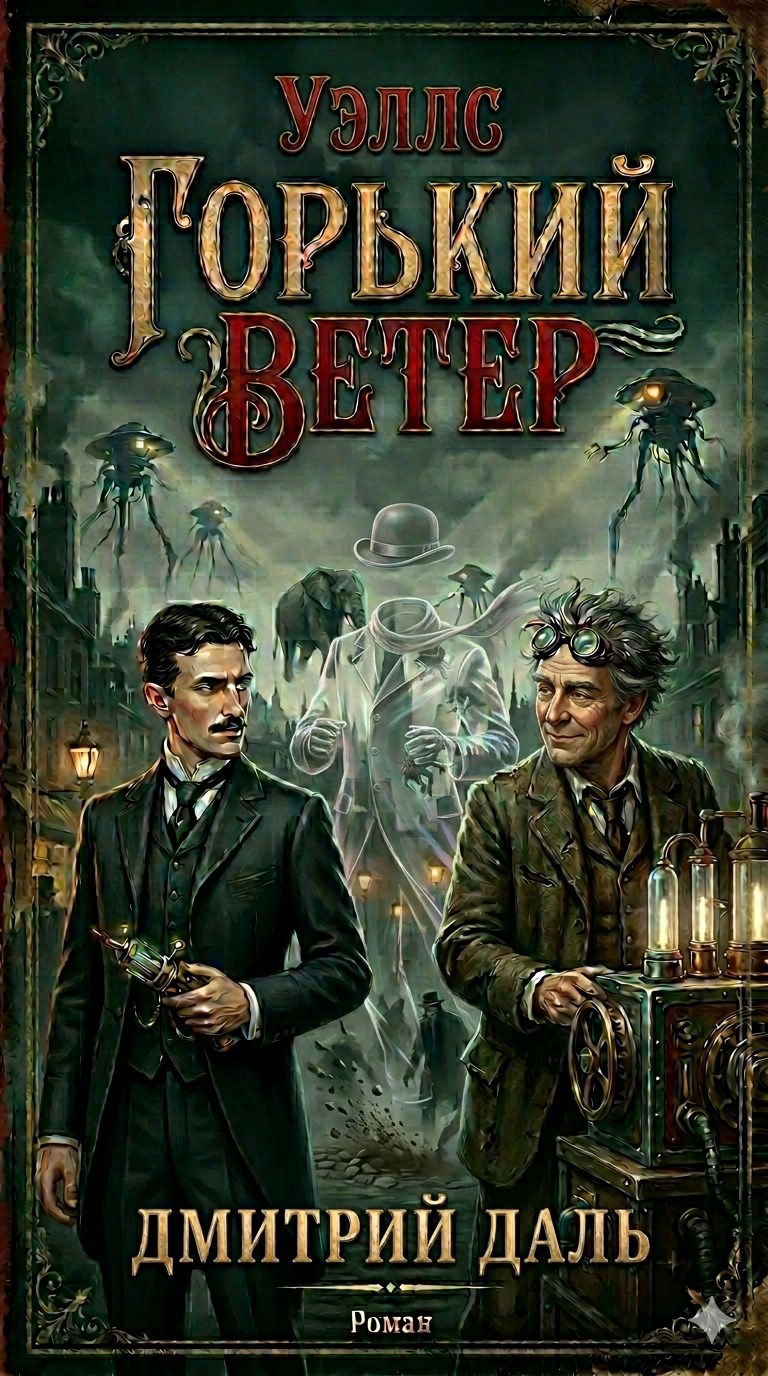 Обложка книги Уэллс. Горький ветер
