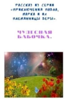 Обложка книги Рассказ из серии «Приключения Павла, Марка и их племянницы Веры». Чудесная бабочка.