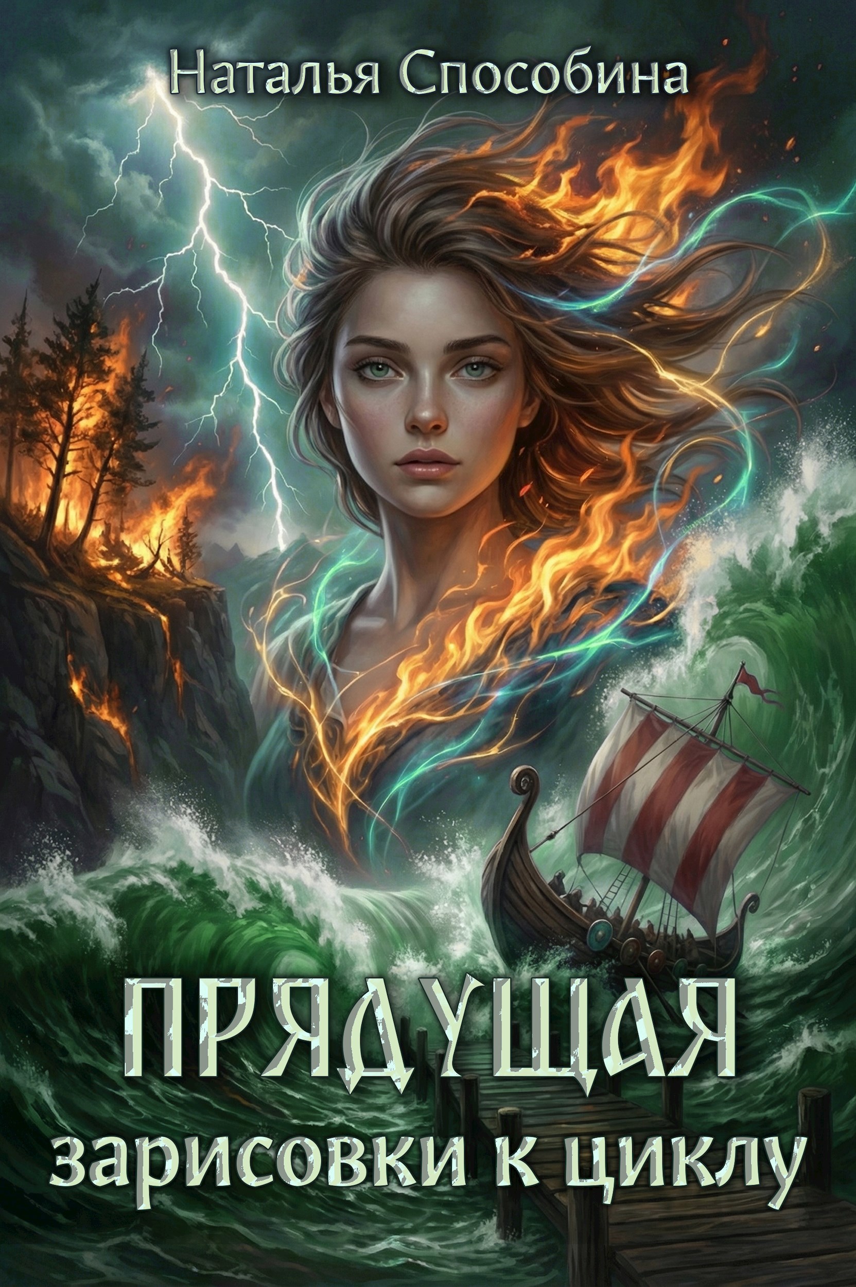Обложка книги Прядущая (зарисовки к циклу). После четвертой части