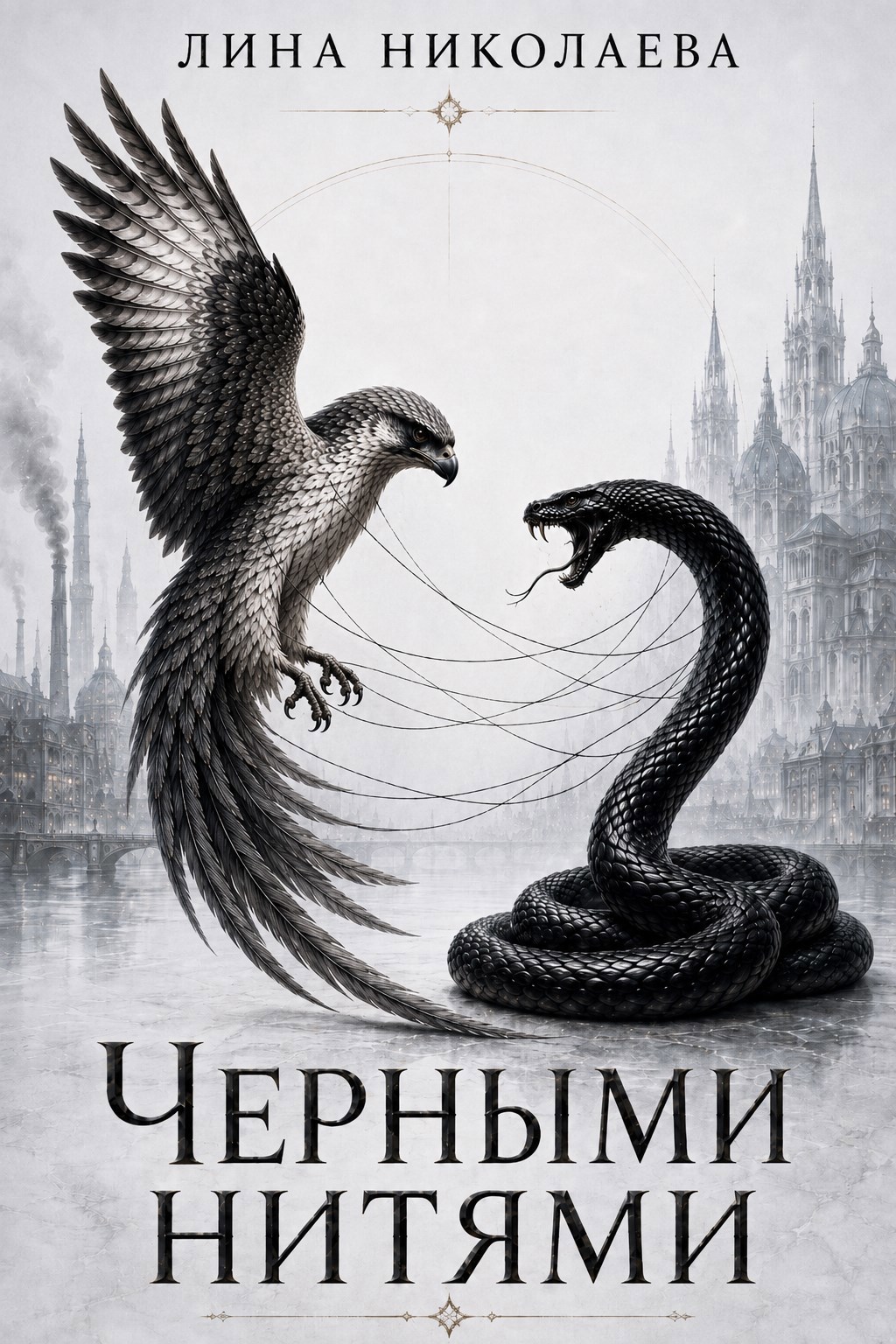 Обложка книги Черными нитями