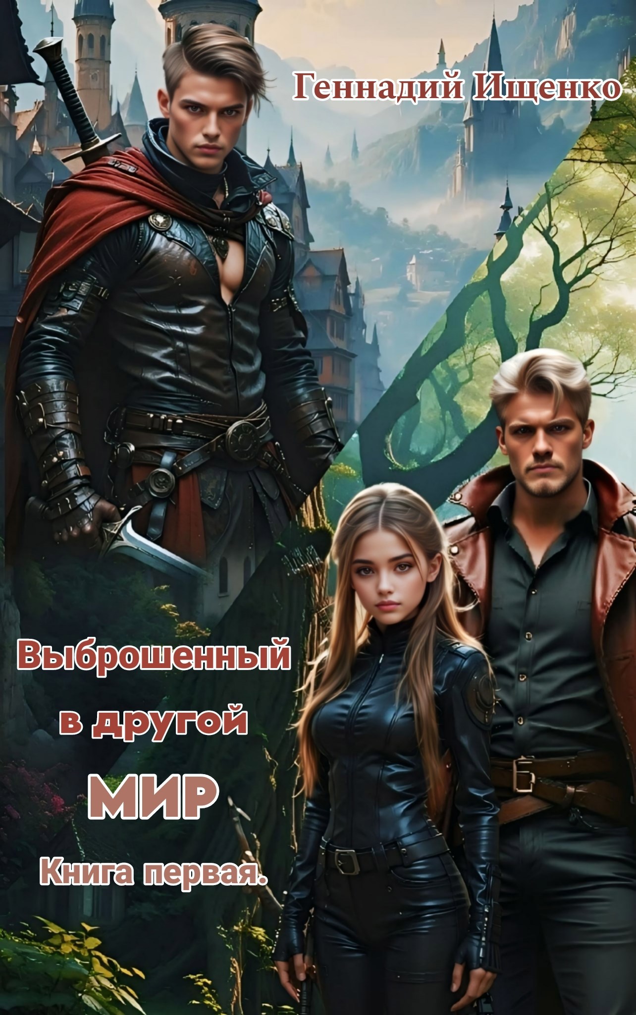 Обложка книги Выброшенный в другой мир - книга первая