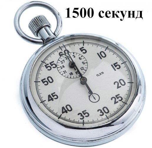Обложка книги 1500 секунд