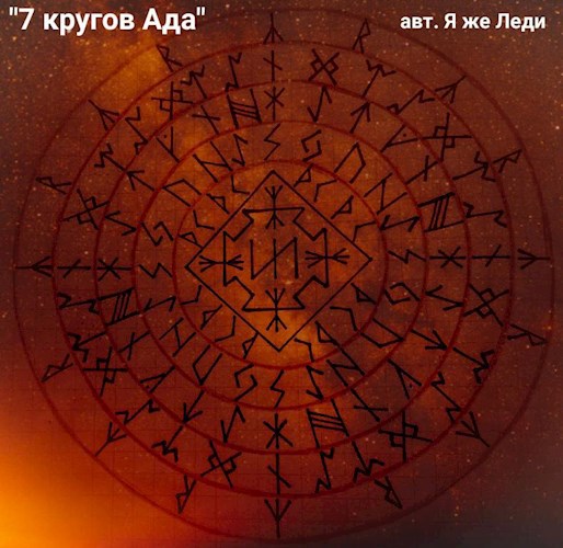 Обложка книги " 7 Кругов Ада" - став Уничтожитель Сущей; Чистка от негатива; Порча; Съем защит