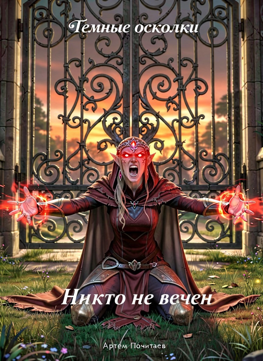 Обложка книги Цикл "Темные осколки". Том 1 "Никто не вечен".
