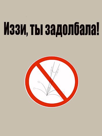 Обложка книги Иззи, ты задолбала!