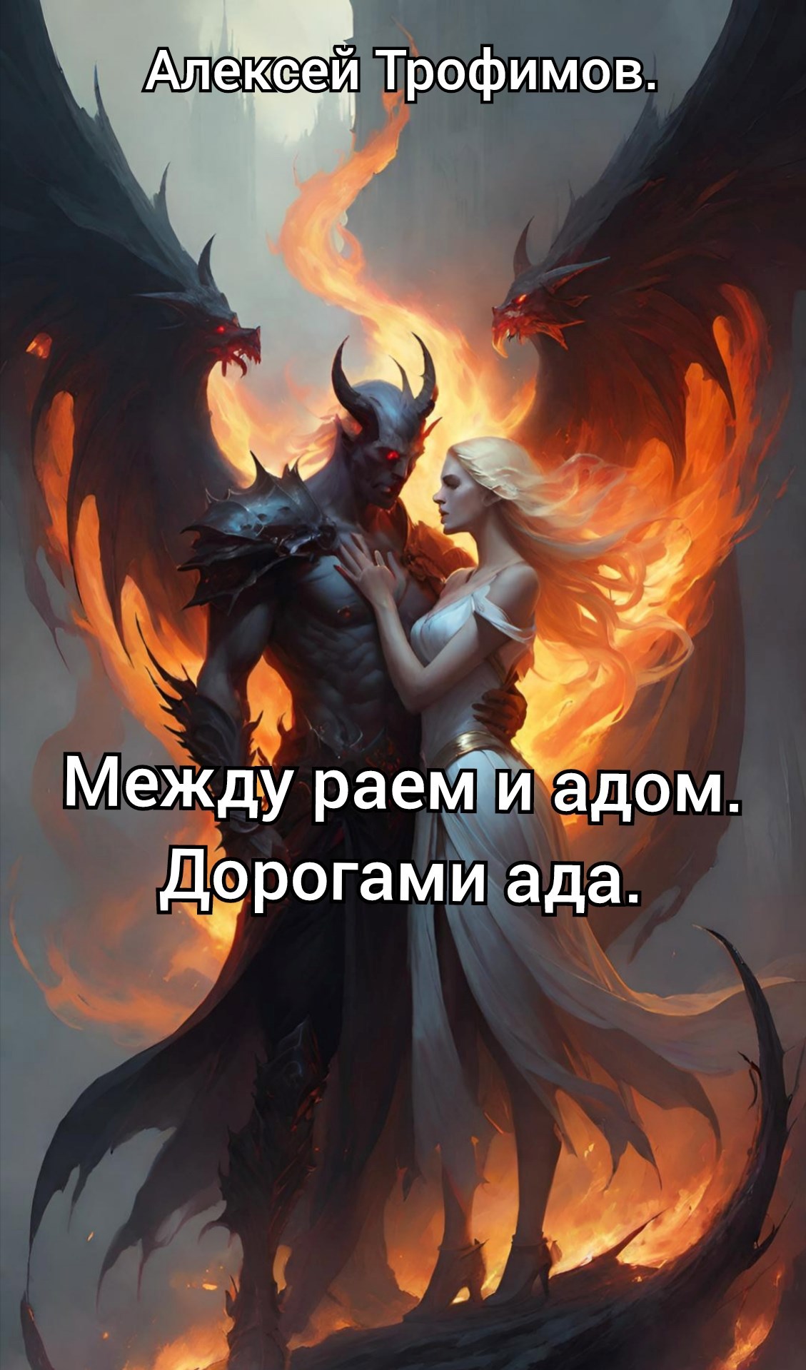 Обложка книги Между раем и адом. Дорогами ада.