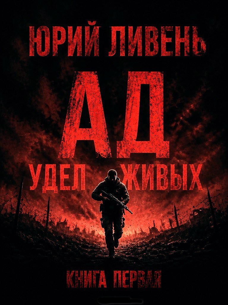 Обложка книги Ад - удел живых, книга первая