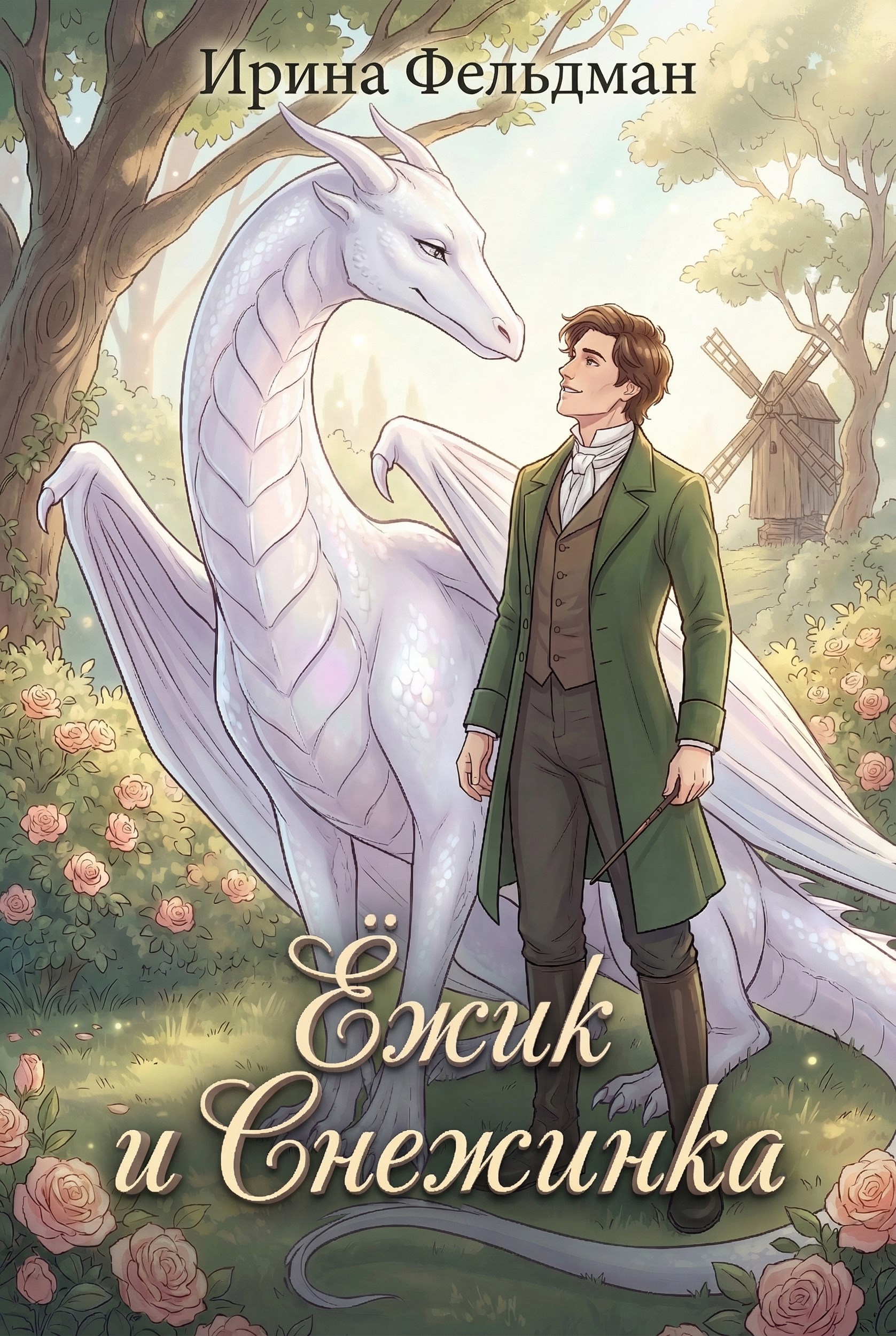 Обложка книги Ёжик и Снежинка (Академия драконьих всадников)