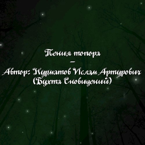 Обложка книги Пение топора