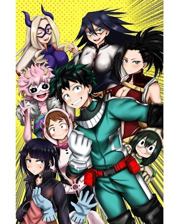 Обложка книги My Hero Academia: Тебе не сбежать, Изуку Мидория!