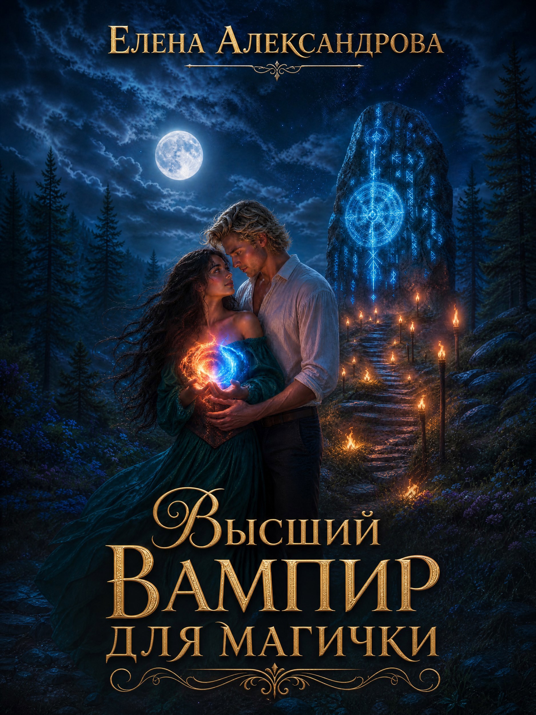 Обложка книги Высший вампир для магички