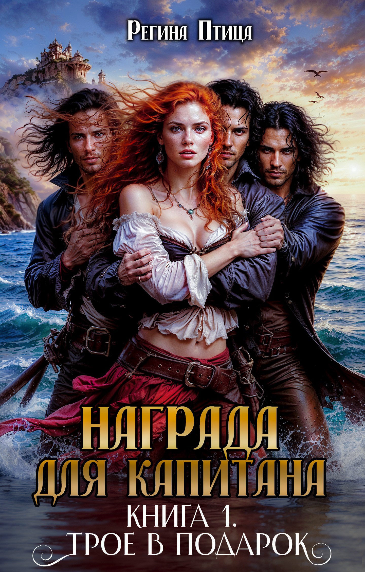Обложка книги Награда для капитана. Трое в подарок