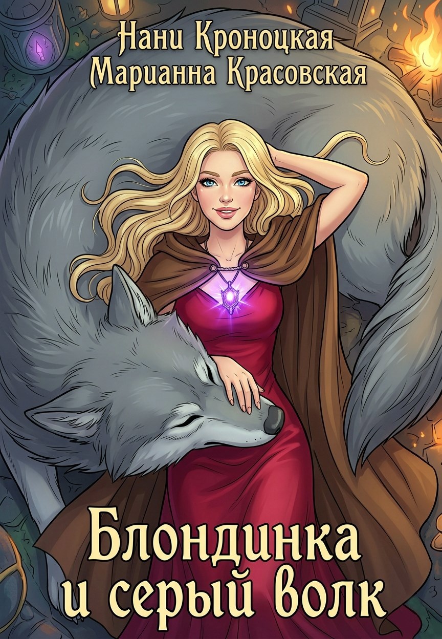 Обложка книги Блондинка и Серый волк