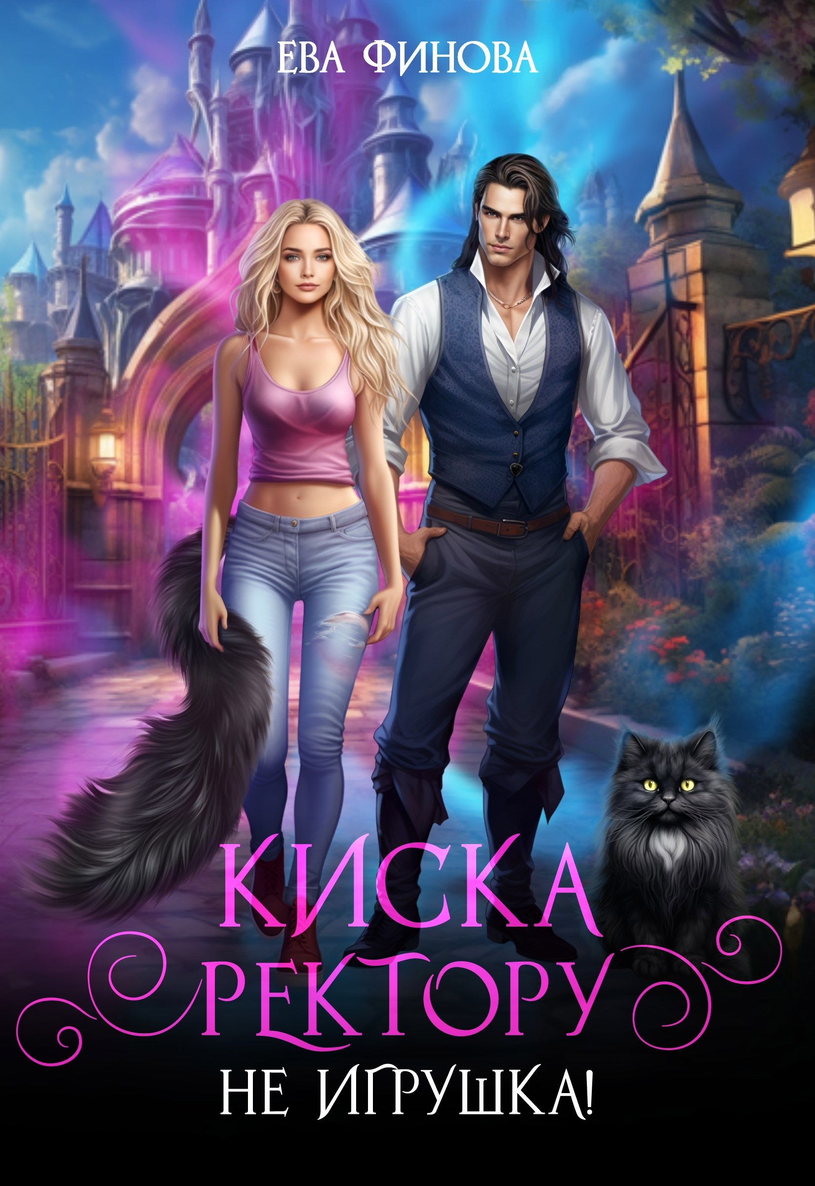 Обложка книги Киска ректору не игрушка!
