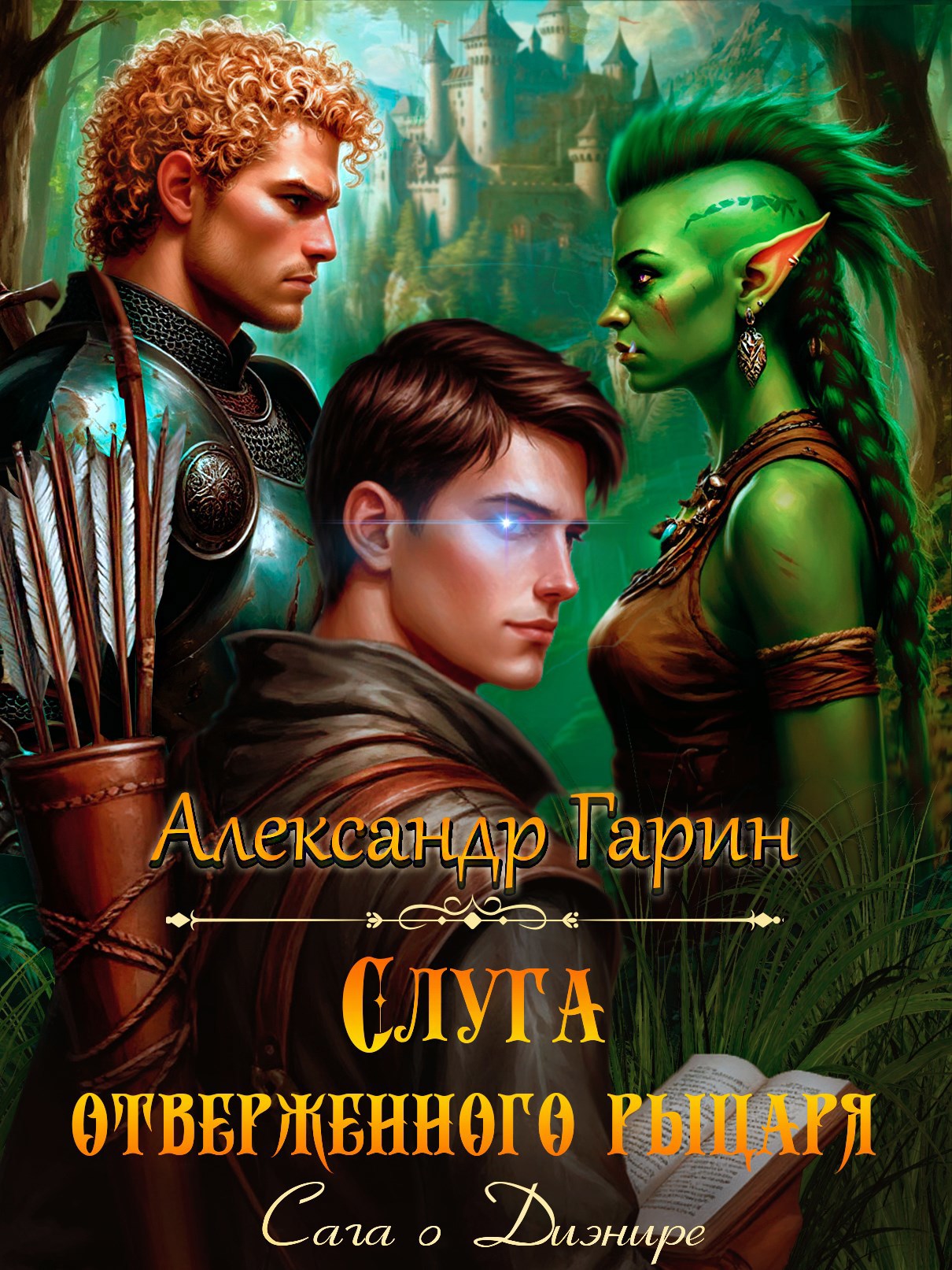 Обложка книги Сага о Диэнире. Книга 1 - Слуга отверженного рыцаря