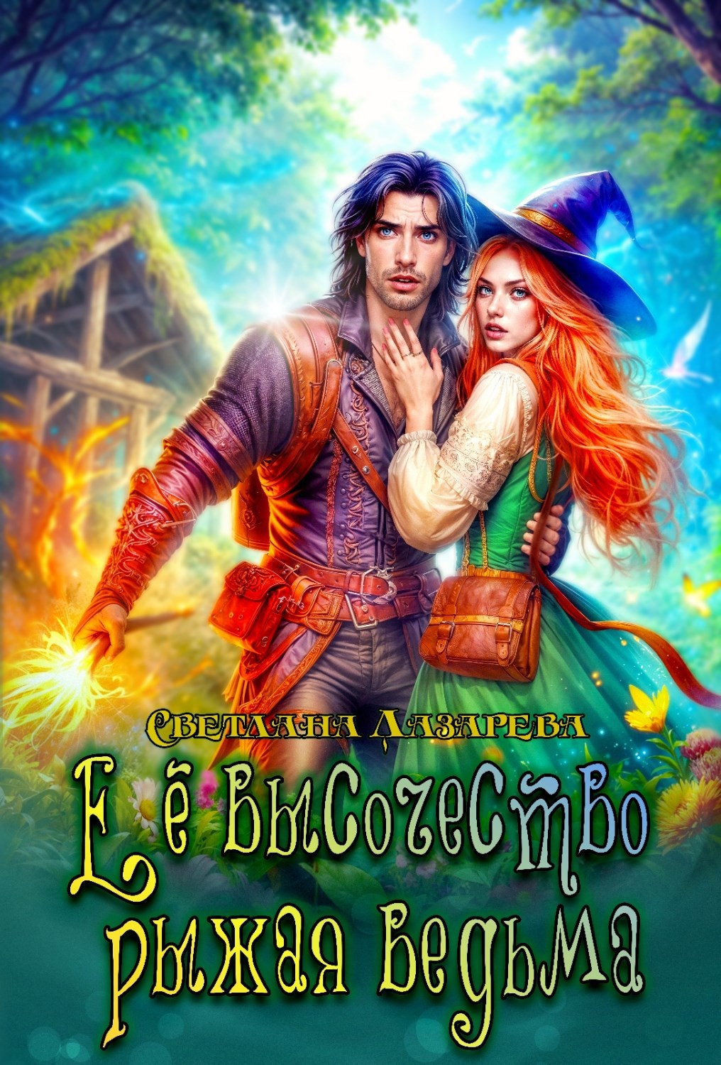 Обложка книги Её высочество рыжая ведьма.