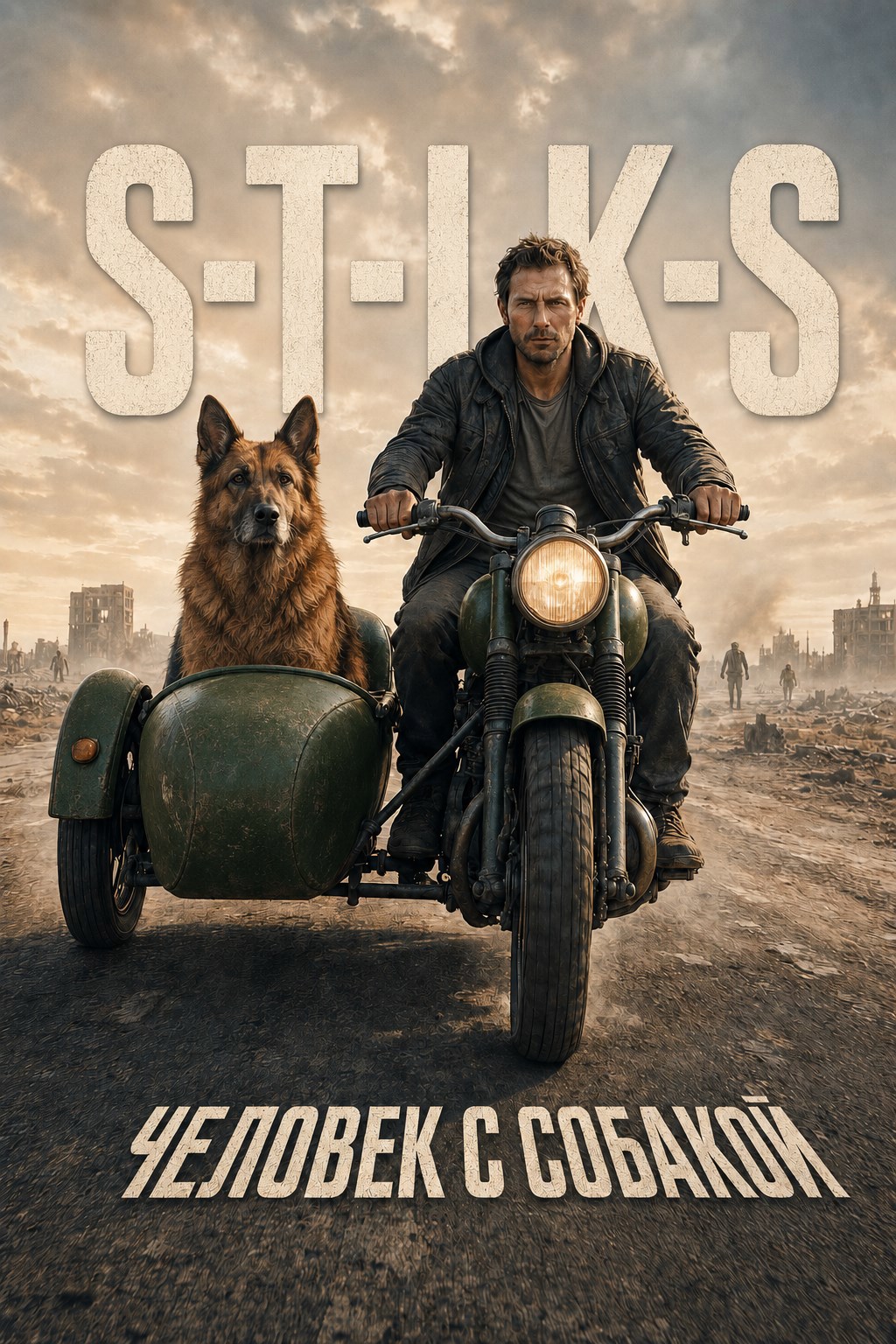 Обложка книги S-T-I-K-S. Человек с собакой