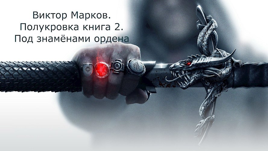 Обложка книги Полукровка книга 2. Под знамёнами Ордена.