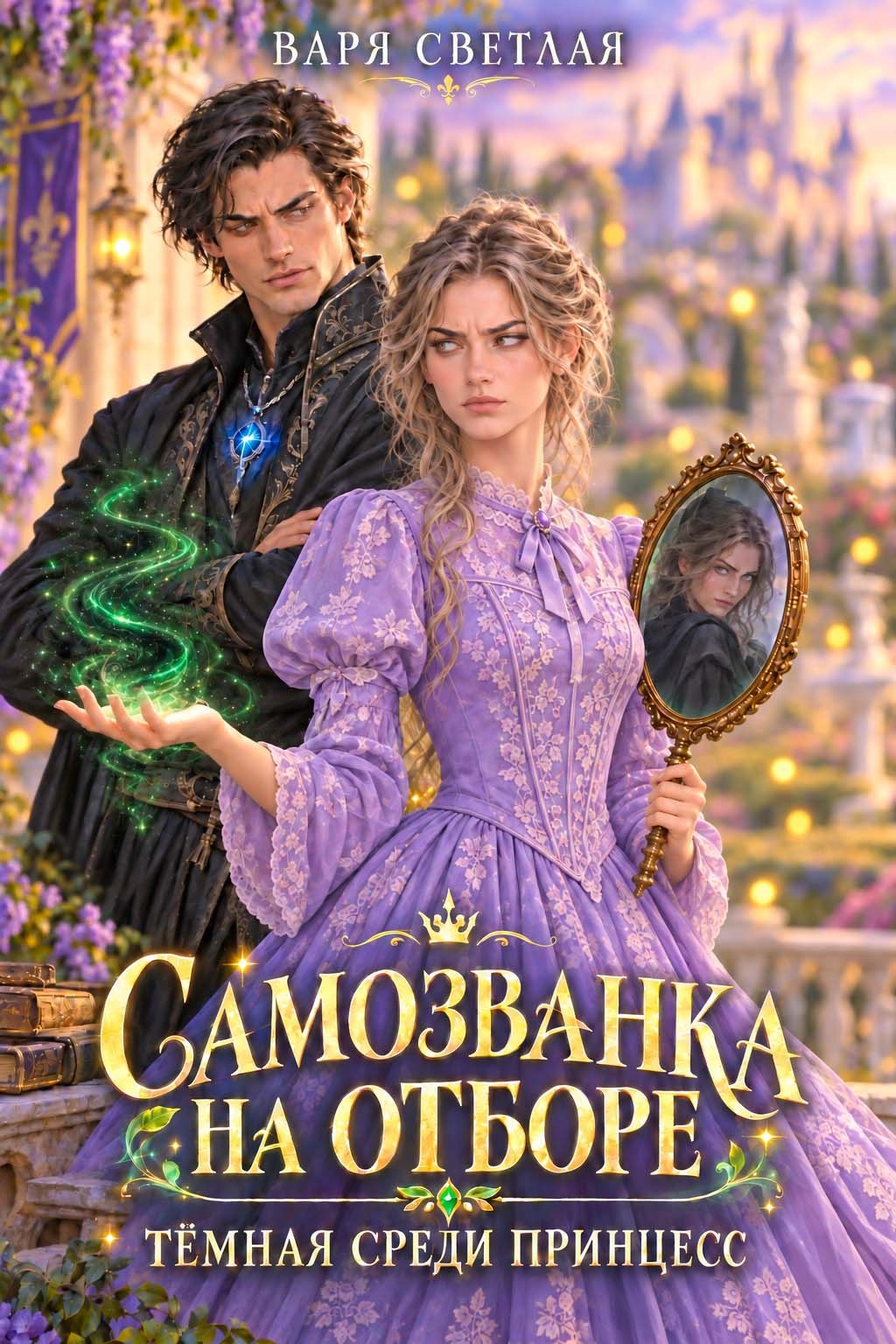 Обложка книги Самозванка на отборе. Тёмная среди принцесс