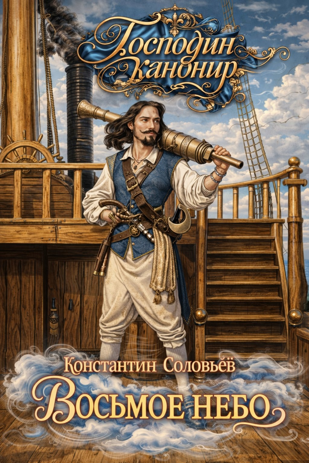 Обложка книги "Восьмое небо" - часть вторая, "Господин канонир"