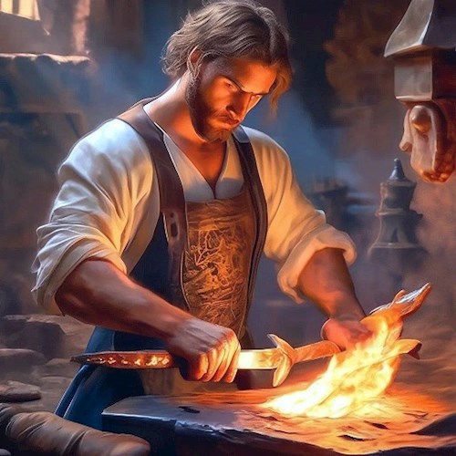 Обложка книги Кузнец и клинок Дьявола