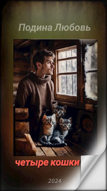 Обложка книги Четыре кошки.