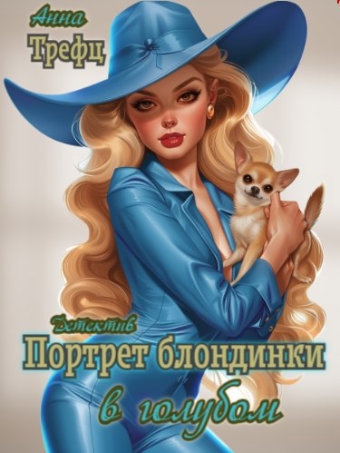 Обложка книги Портрет блондинки в голубом.