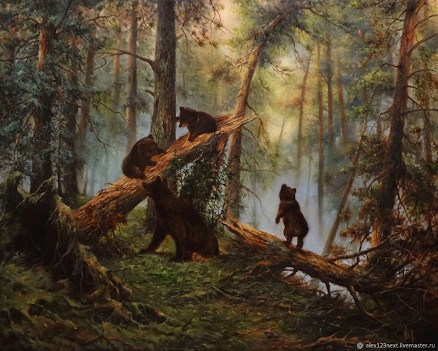Обложка книги Медведи бродят во тьме в поисках Рая