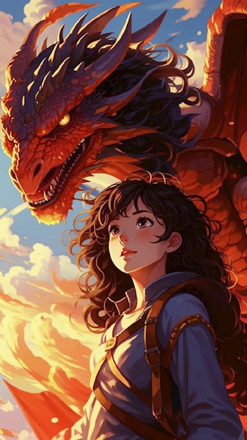 Обложка книги Лиса и дракон