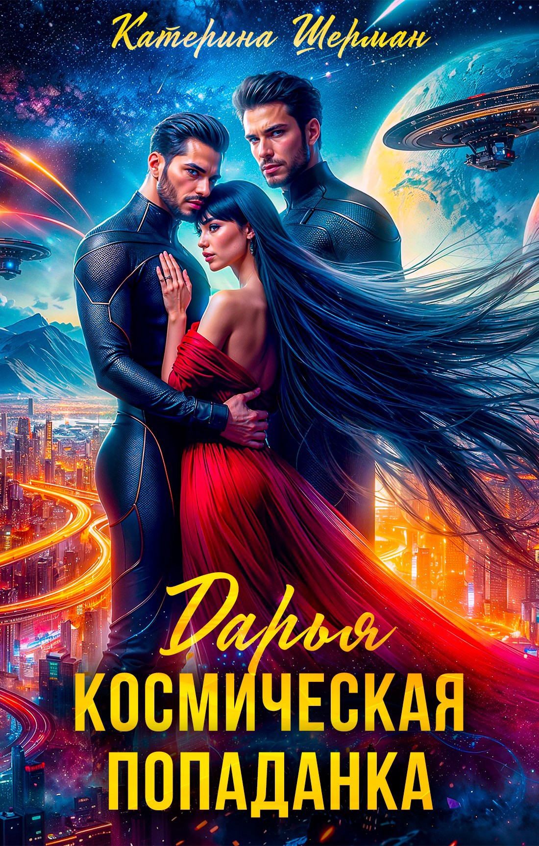 Обложка книги Космическая попаданка. Дарья