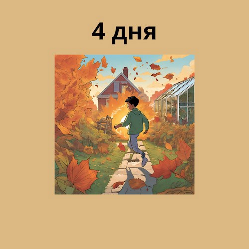 Обложка книги 4 дня
