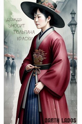 Обложка книги Дождь уносит тюльпана краски...