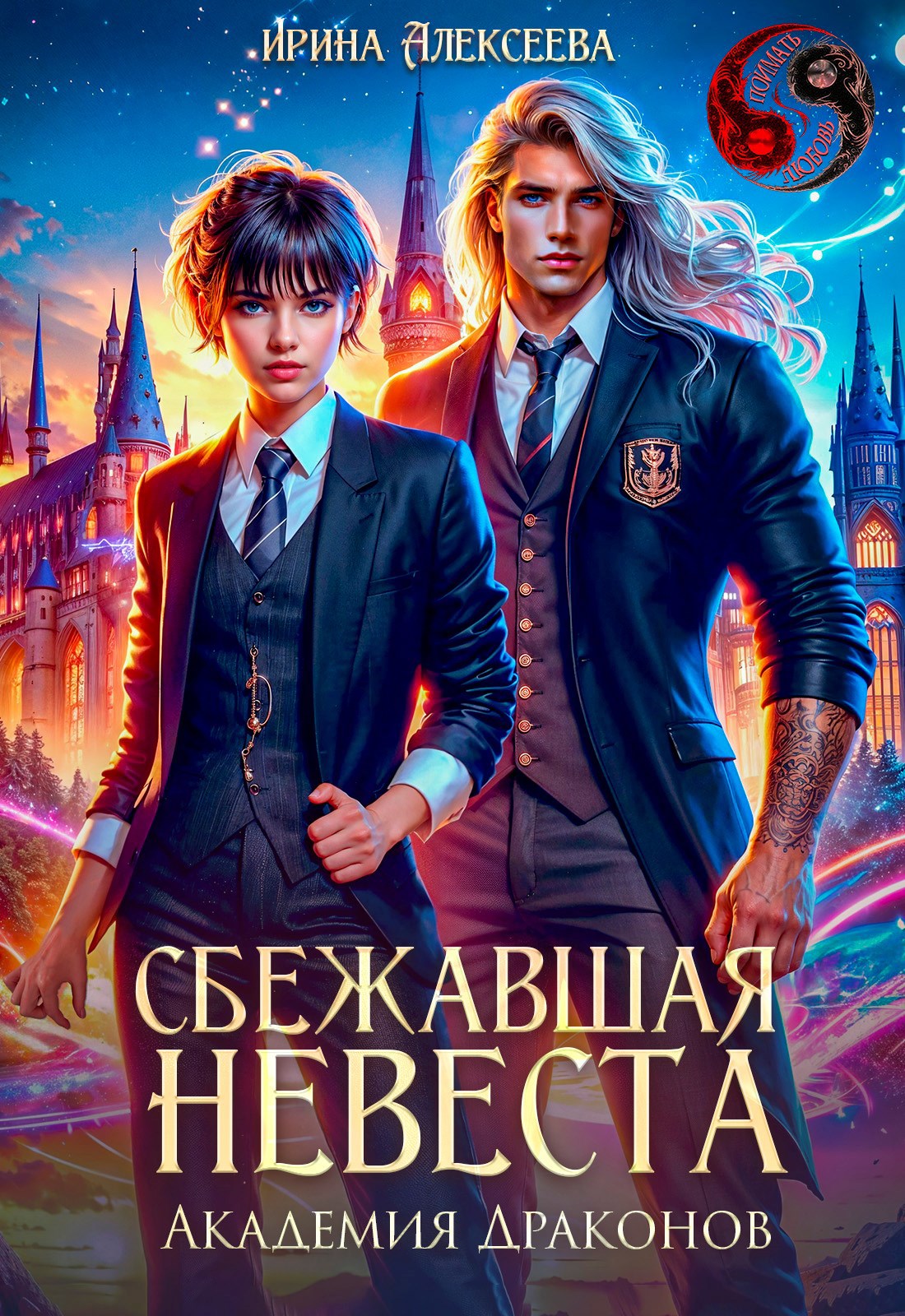 Обложка книги Сбежавшая невеста. Академия Драконов