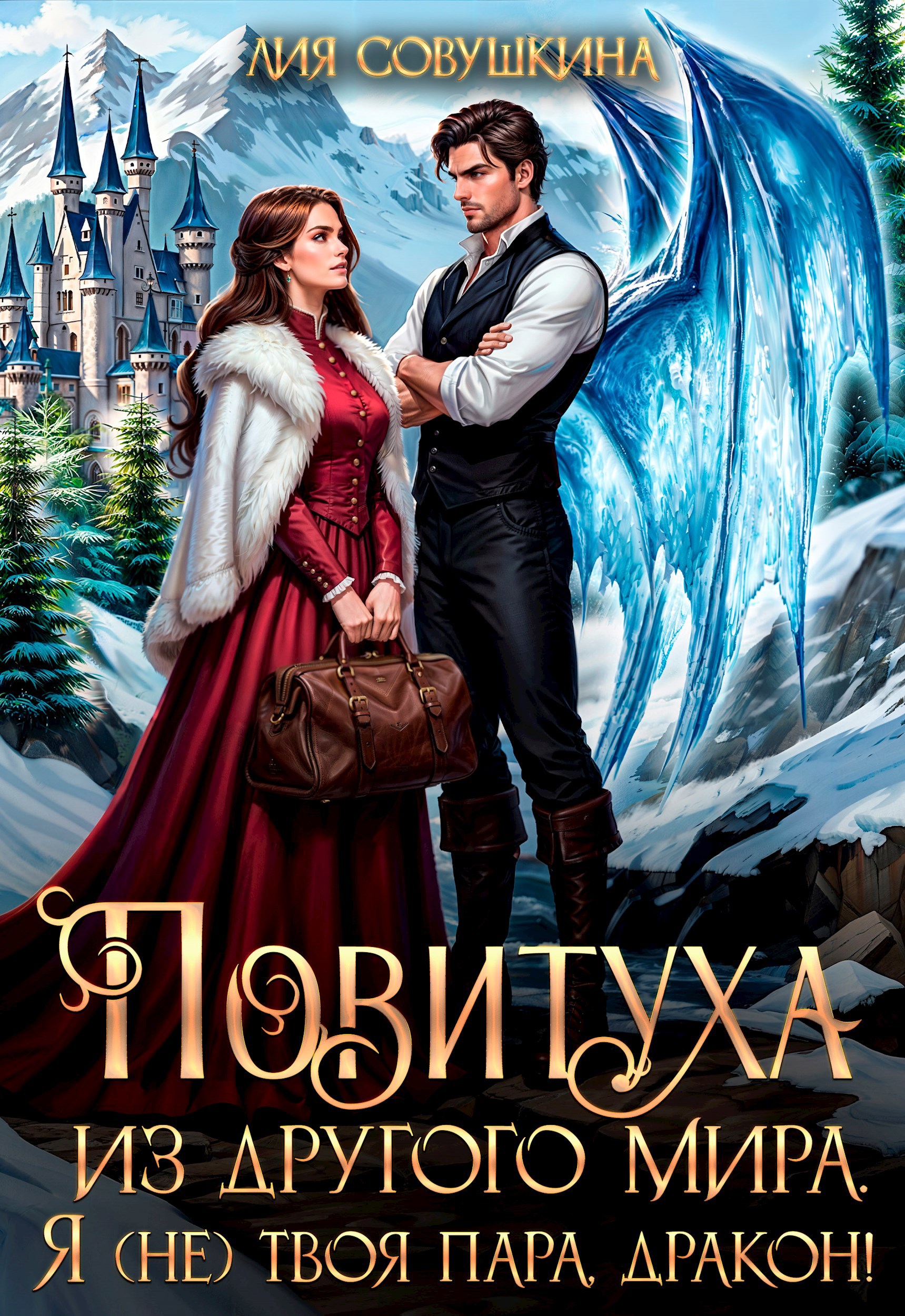 Обложка книги Повитуха из другого мира. Я (не) твоя пара, дракон!