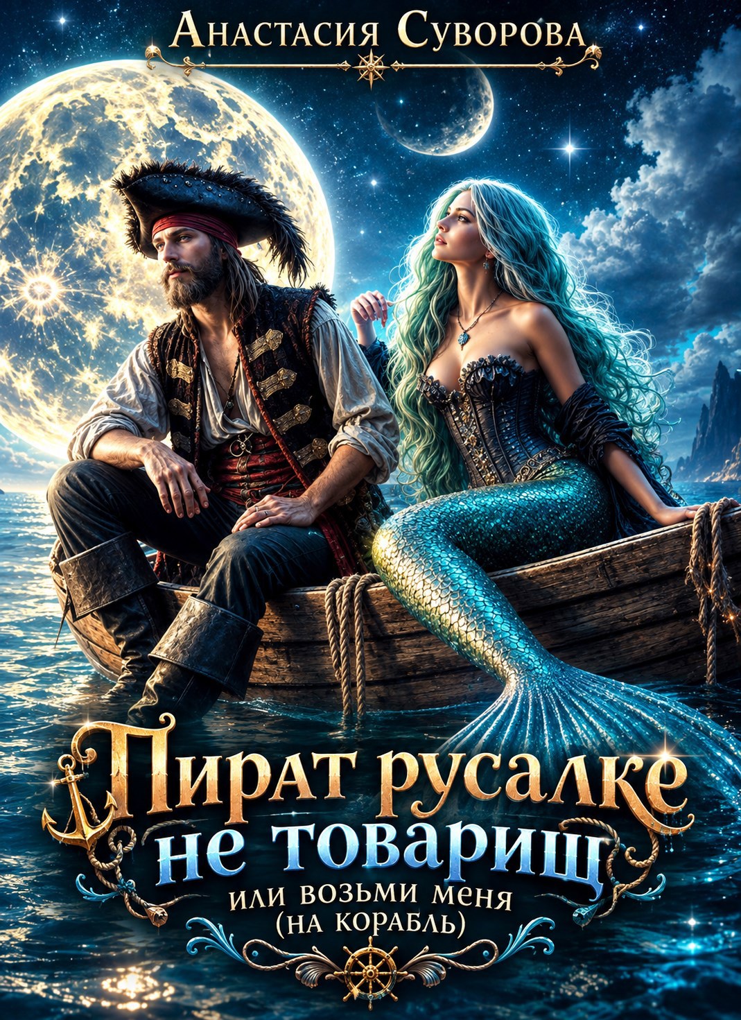 Обложка книги Пират русалке не товарищ или возьми меня (на корабль).