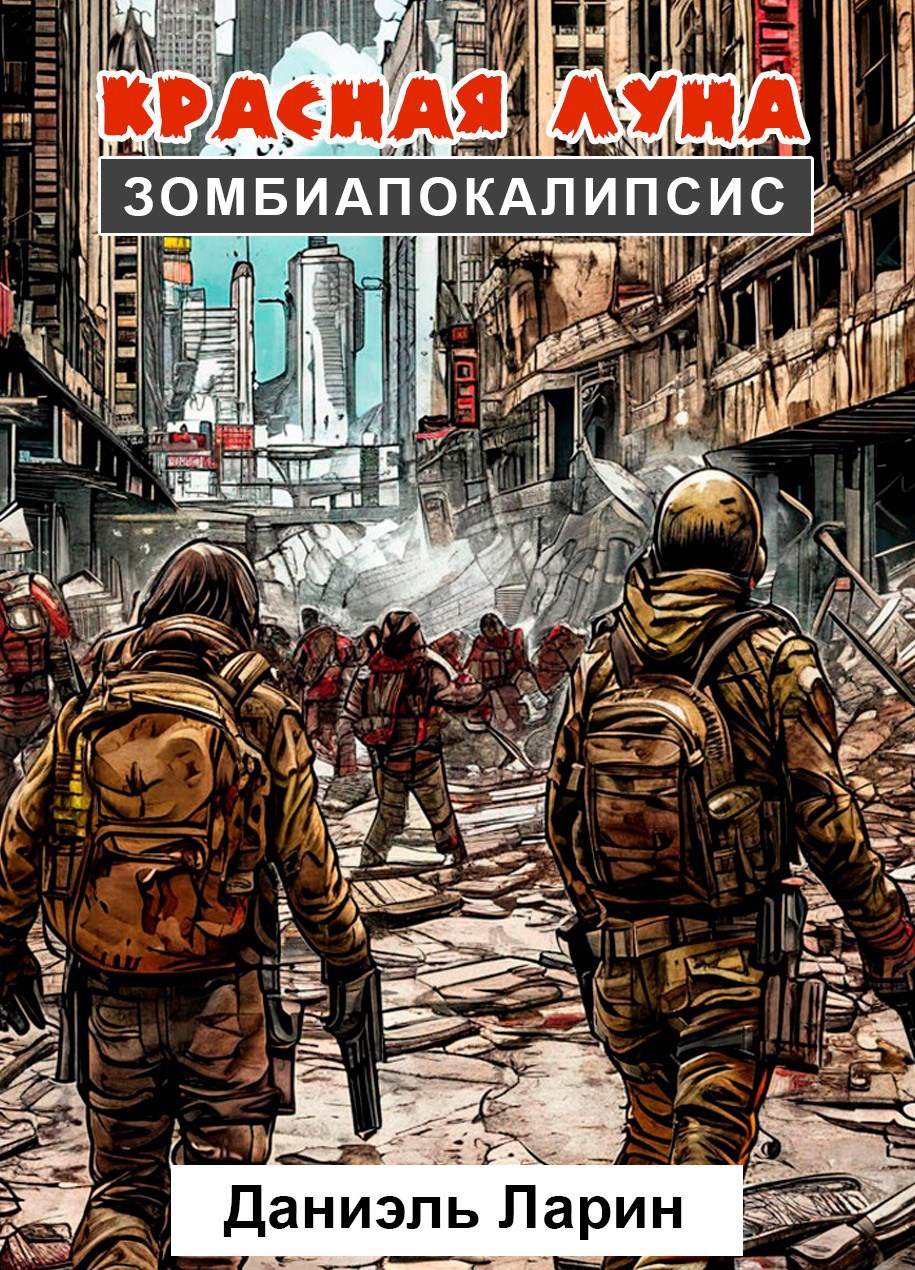 Обложка книги Красная луна. Зомбиапокалипсис