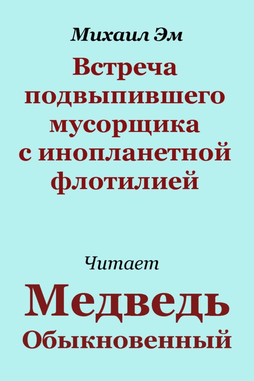 Обложка книги Встреча подвыпившего мусорщика с инопланетной флотилией