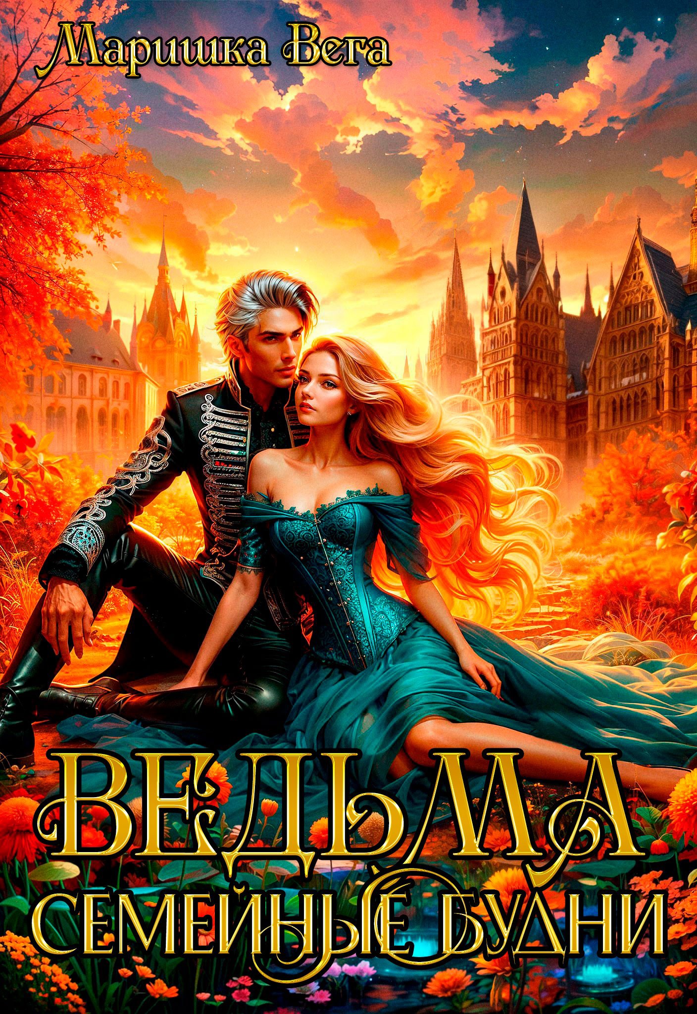 Обложка книги Ведьма. Семейные будни.