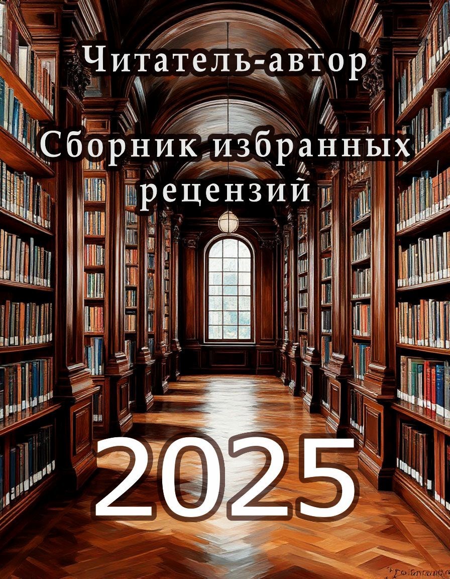 Обложка книги «Читатель-автор». Сборник избранных рецензий 2025 год