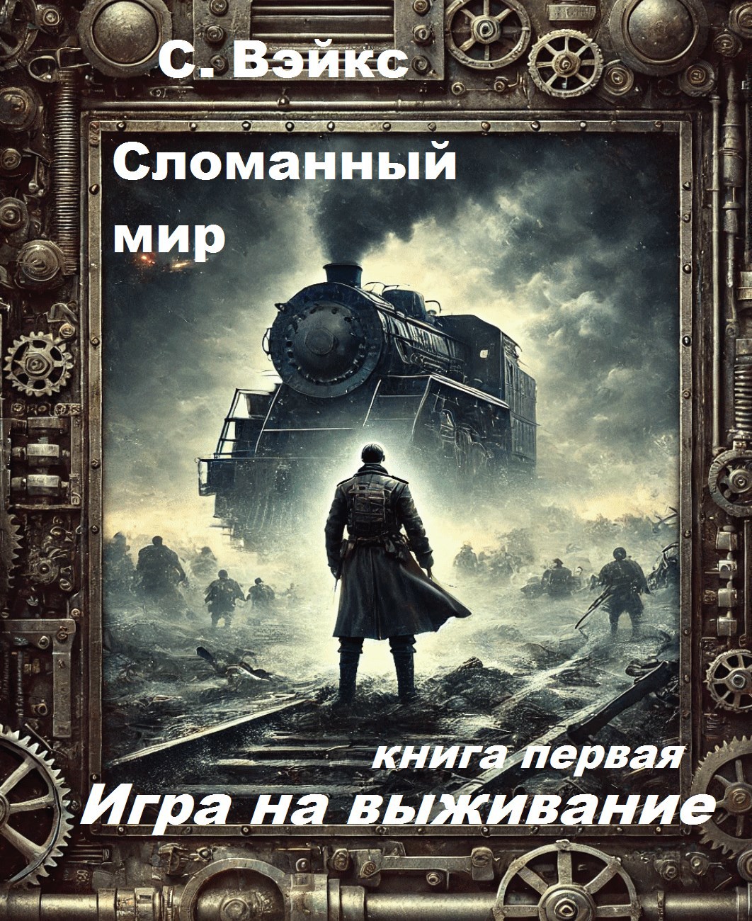 Обложка книги "Сломанный мир" книга первая "Игра на выживание"
